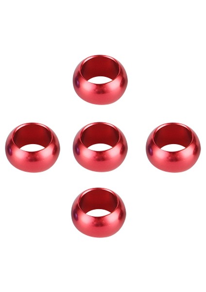 Kırmızı Stil Iç Çap 8mm Kuş Alüminyum Ayak Yüzüğü Iç Çapı Güvercin Papağan Kuş Dış Mekan Uçuş Eğitimi Tanımlama Yarış Malzemeleri (Yurt Dışından)