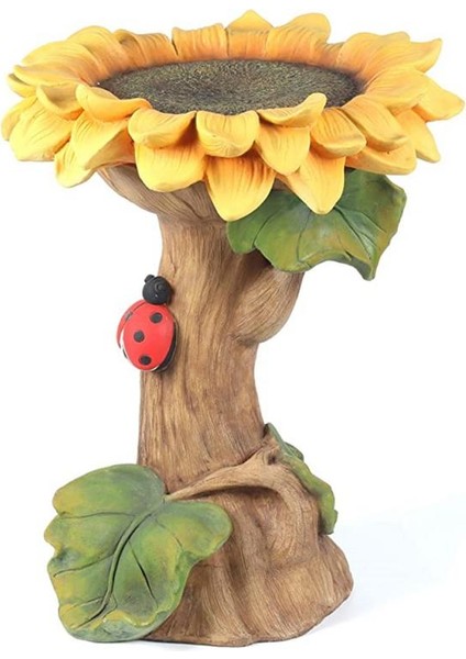 Çiçek Stili L Beden Bahçe Ayçiçeği Kuş Banyosu ve Kuş Derecesi Vahşi Kuşlar Gazebo Güneşlik Poliresin Bahçe Dekorasyonları Ev Dış Mekan Süsleri (Yurt Dışından)