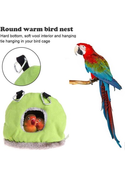Mavi Stil M Beden Kuş Kafesleri Yataklar Sıcak Kürklü Kuş Evi Kulübe Asılı Kafes Hamster Papağan Agapornis Için Kuş Yuvaları (Yurt Dışından) modelleri