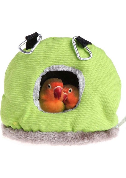 Mavi Stil M Beden Kuş Kafesleri Yataklar Sıcak Kürklü Kuş Evi Kulübe Asılı Kafes Hamster Papağan Agapornis Için Kuş Yuvaları (Yurt Dışından) fırsatları