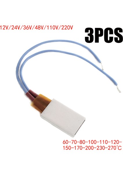 80 Santigrat Derece Tarzı 24V Alüminyum Saç Kurutma Makinesi Bukle Isıtıcısı 35*21MM Sabit Sıcaklık Termistör Hava Isıtma Sensörü (Yurt Dışından)