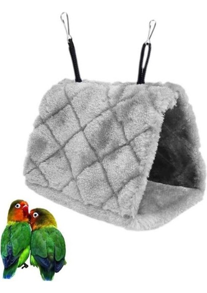 Mor M Stili Kış Uyku Papağan Yuvası Evcil Kuş Yatak Bunk Papağan Muhabbet Kuşu Budgie Sıcak Hamak Kafes Kulübe Çadır Yatak Asılı Mağara Peluş Hayvan Kafes (Yurt Dışından)