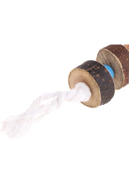 Resimlerin Stili Gösterdiği Gibi Doğal Ahşap Kuş Papağan Renkli Oyuncaklar Çiğneme Isırma Asılı Kafes Topları Iki Halatlı (Yurt Dışından) fırsatları