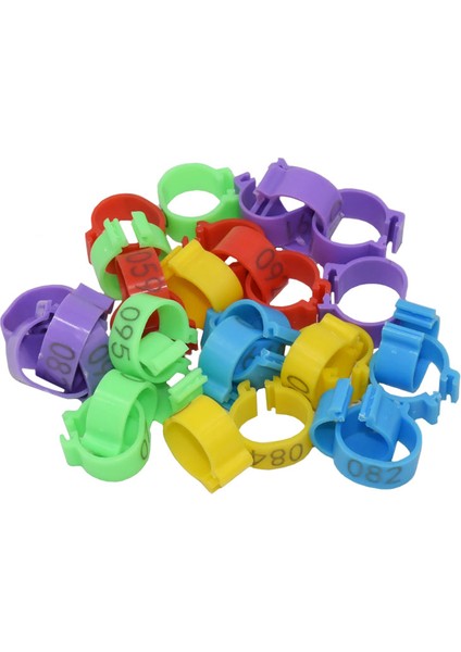 Yeşil Stil 16MM Iç Çap cm Plastik Açık Tip Toka Tavuk Ördek Kaz 5 Renkli Dijital Ayak Halkası Kümes Hayvancılığı Ekipmanı (Yurt Dışından) indirimleri