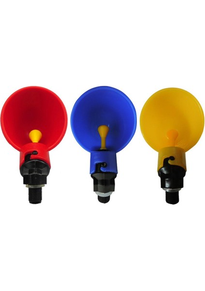 Kırmızı Stil 3 Parça 3 Adet Tavuk Içme Kabı Otomatik Su Kapları Su Içicisi Tavuk Suluğu Için Suluk Su Içme Kupası Kuzu Içme Kupası (Yurt Dışından)