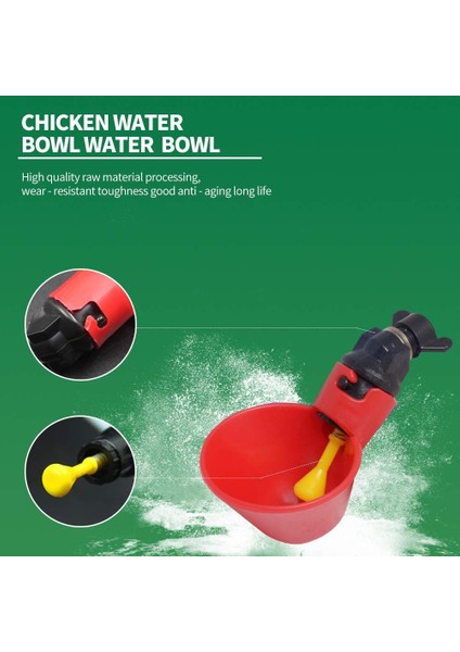 Kırmızı Stil 3 Parça 3 Adet Tavuk Içme Kabı Otomatik Su Kapları Su Içicisi Tavuk Suluğu Için Suluk Su Içme Kupası Kuzu Içme Kupası (Yurt Dışından) fırsatları