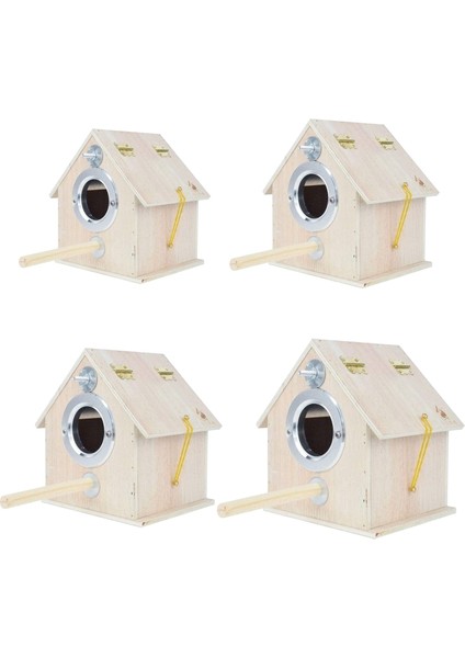 Beyaz Stil Xl Beden Kuş Yuvası Güvercin Evi Ahşap Papağan Üreme Kutusu Açıkta Asılı Dekorasyon Sıcak Bahçe Barınağı Habitat (Yurt Dışından)