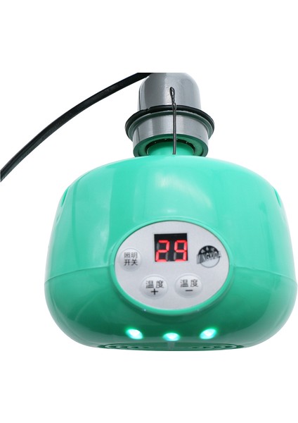 Yeşil Stil Yeni Evcil Hayvan Isıtıcı Çiftlik Hayvan Sıcak Işık Tavuk Termostatik Sıcaklık Kontrol Cihazı Isıtma Lambası Sürüngen Kutusu 300W E27 Ayaklı (Yurt Dışından) indirimleri