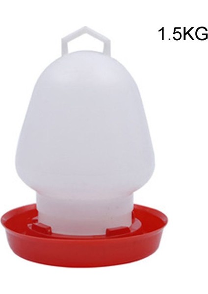 1.5kg Tarzı Yuvarlak Balon Tavuk Içme Çeşmesi Cihazı Asılı Kupa Su Kabı Su Içirici Evcil Hayvan Su Içirici Evcil Hayvan Besleme Kabı (Yurt Dışından)