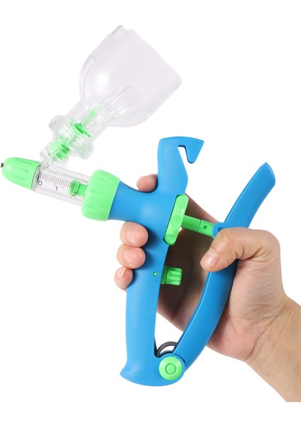 2ml Tarzı Hayvan Şırınga Veteriner Sürekli Enjektör Ayarlanabilir Otomatik Aşı Enjeksiyonu Tavuk Ördek Domuz Inek Için (Yurt Dışından) fiyatları