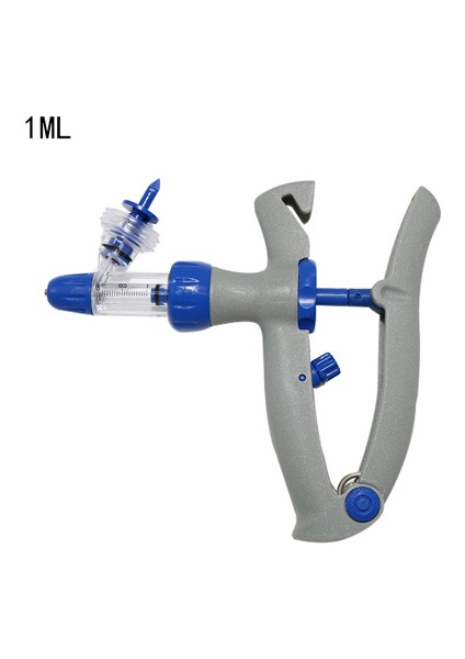 1ml Stili 14X30 Otomatik Sürekli Enjektör Hayvan Ayarlanabilir Enjektör Tavuk Kuş Kümes Hayvanı Dayanıklı Aşı Enjekte Iğneler Veteriner Araçları (Yurt Dışından)