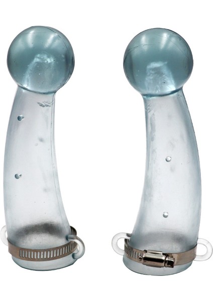 2 Adet Tarzı Inek Boynuzu Koruyucu Kapak Dizine Çarpmayı Önleyici Aracı Sığır Üst Koruması Silikon Boynuzu Korur (Yurt Dışından)