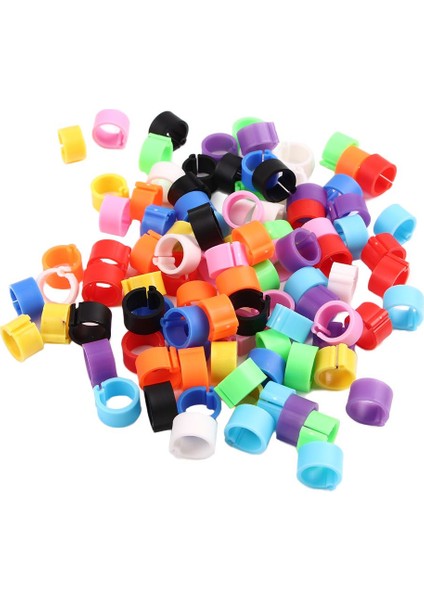Çok Renkli Stil Ev Bahçesi Plastik Pet Ürünleri Kelepçe Halkaları 8 mm Çapında Kolayca Çıkarılabilir Renkli Güvercin Bacak Halkaları - Rastgele Renk (Yurt Dışından) indirimleri
