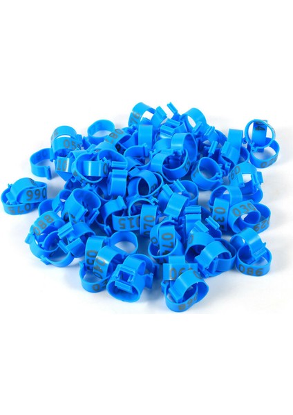 Mavi Stil 16MM Kuş Tüyü Yüzük Iç Çapı mm Plastik Klips Yüzük Güvercin Güvercin Bıldırcın Ayak Yüzüğü Çiftlik Hayvan Taşıyıcısı (Yurt Dışından)