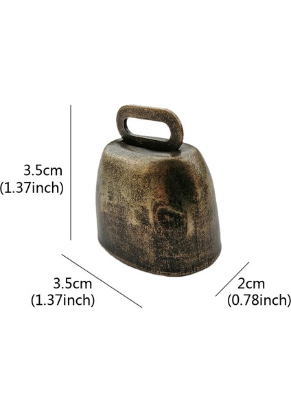 3 Adet Tarzı Inek Koyun Çanları - Keskin Sesli Çiftlik Hayvanları Için Uzaklara Yayılan Kayıp Önleyici Çanlar - At Sığır Köpek Hayvan Çanı Otlama Ekipmanı (Yurt Dışından) indirimleri