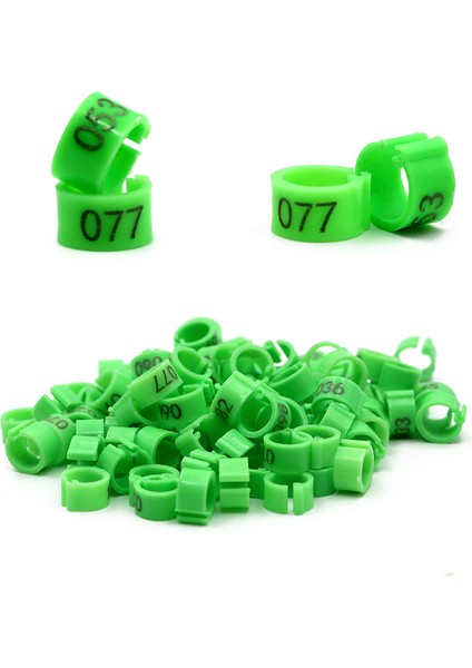 Mor 100 Adet Tarzı Çok Renkli Güvercin Ayak Yüzükleri ile Kelimeler Plastik Küpeler Durable Bird Ring Güvercin Ayak Yüzükleri Malzemeleri Kuş Araçları (Yurt Dışından)