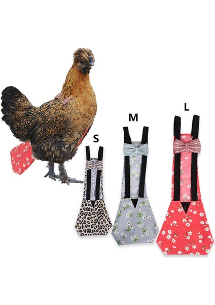 Mavi Stil S Beden Köpek Ördek Bez Çiftlik Kıyafetleri Yıkanabilir Kümes Kıyafeti Bowknot Tasarımı Elastik Bant ile (Yurt Dışından) modelleri