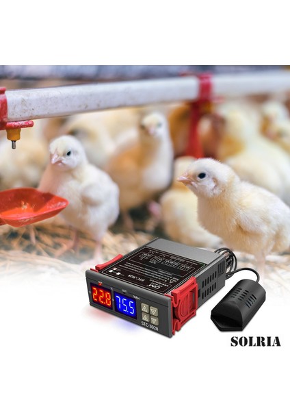 Stc Çift LED Sıcaklık ve Nem Kontrol Cihazı A0S5 Ac 10A Çiftlik Kuluçka Sıcaklık Kontrol Cihazı Için Mutfak E-Ticaret Ürünü (Yurt Dışından) modelleri