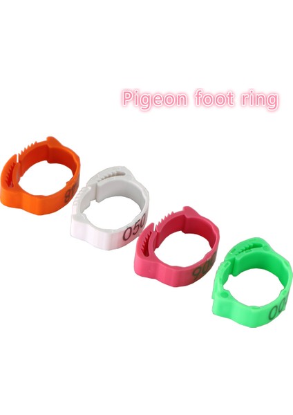 Sarı N 25 Adet Tarzı Kuş Ayak Yüzüğü Bandı Bag Parça Papağan Klips Halka Güvercin Bacak Kümes Güvercin Kuş Malzemeleri (Yurt Dışından)