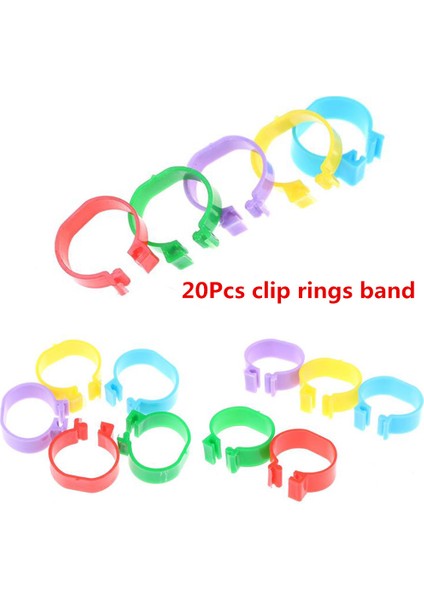 Sarı Stil Kanat Halka Güvercin Bacağı Kümes Güvercin Kuşlar Bıldırcın Kaz Civciv Ördek Papağan Klips Halka Iç Çap 2.0 cm (Yurt Dışından) indirimleri