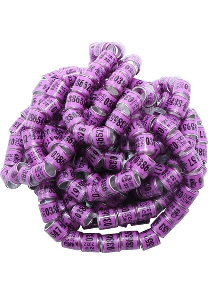 Koyu Haki Stili 2022 Kuş Ayak Halkaları Chn Stil Alüminyum Plastik Yarışma Tanımlama Halkası Haberci Güvercin Hacı Işaretleme 10 Renk (Yurt Dışından)