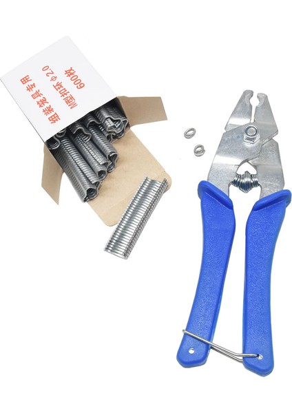 1 Adet 600 Çivi Stili M Beden Hog Ring Pense + Hog Rings M Çivi Kümes Kurulum Araçları Çitler Ağ Etiketler Tuzaklar Kafes (Yurt Dışından) modelleri