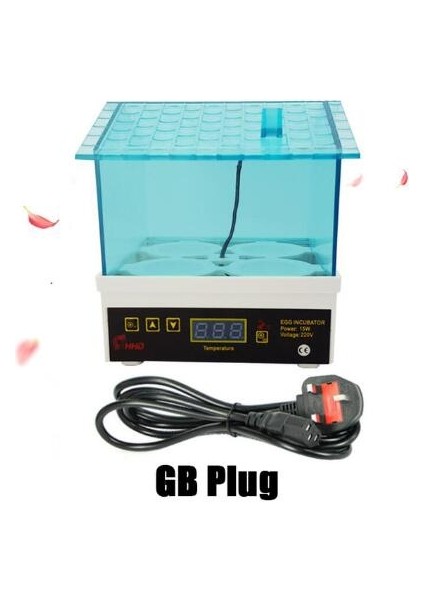 GB Fiş Stili 110V Çin Hhd 4 Yumurta Incübatörü Mini Kuluçka Makinesi Otomatik Dijital Kanatlı Yavru Kuluçka Tavuk Ördek Kuş Güvercin Bıldırcın Yumurtası Için (Yurt Dışından)