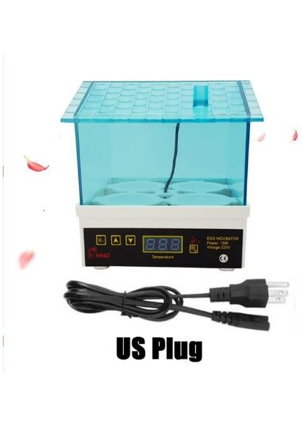 Abd Fiş Stili 110V Çin Hhd 4 Yumurta Incübatörü Mini Kuluçka Makinesi Otomatik Dijital Kanatlı Yavru Kuluçka Tavuk Ördek Kuş Güvercin Bıldırcın Yumurtası Için (Yurt Dışından)