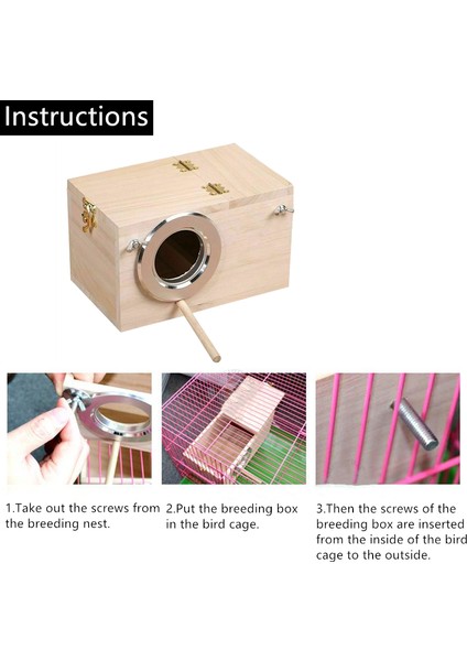 NO.452444 Stil Ağaç Kuş Evi Yuva Kuşlar Üreme Kutusu Kuş Papağan Üreme Dekoratif Kafesler Evcil Hayvan Aksesuarları Ev Balkon Dekorasyonu (Yurt Dışından) fırsatları