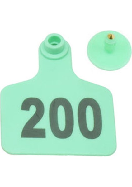 Mavi Stil 100 Adet Çiftlik Sığır Sığır Tpu Kulak Etiketi Işaretleri ile Kelime Kulak Etiketleri Yazılı Bakır Başlı Küpe Çiftçilik Hayvan Kimlik Kartı (Yurt Dışından)