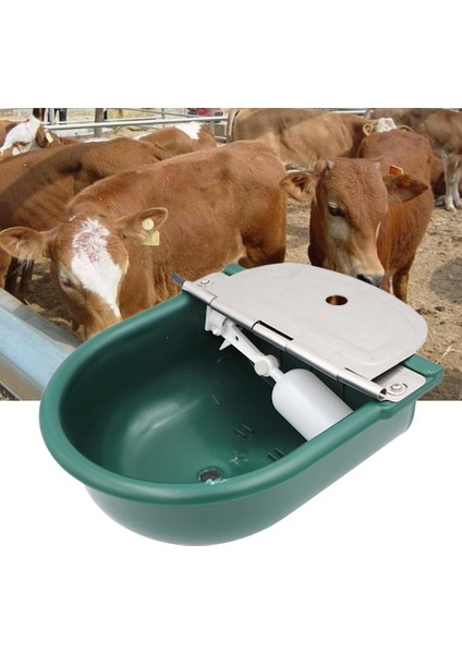 Siyahımsı Yeşil Tarzı 4l Büyük Yüzer Toplu Otomatik Su Doldurucu Kase Koyun Köpek At Inek Içme Su Seviyesi Ayarlandı (Yurt Dışından) modelleri