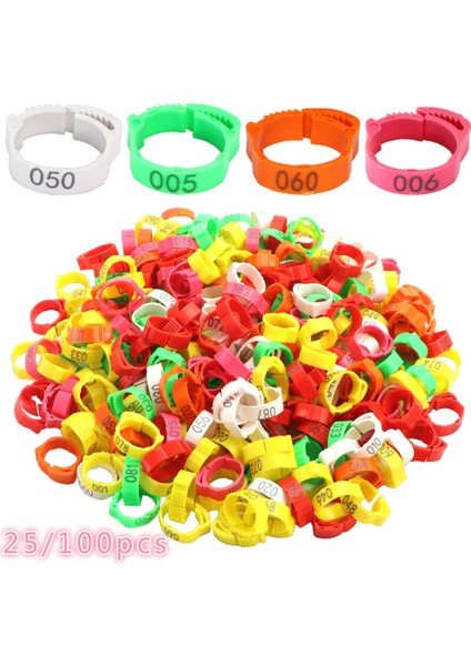 Açık Yeşil 100PCS Tarzı Kuş Ayak Yüzüğü Bandı Bag Parça Papağan Klips Halka Güvercin Bacak Kümes Güvercin Kuş Malzemeleri (Yurt Dışından) modelleri