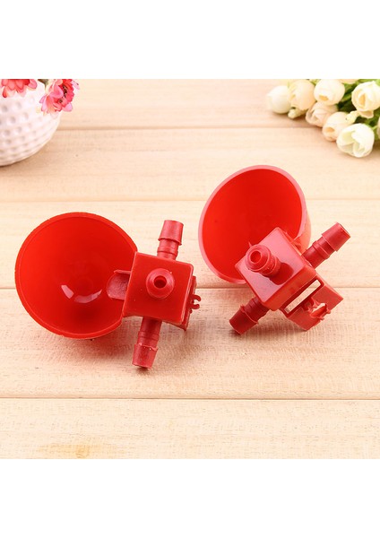 10 Adet Tarzı Kırmızı Bıldırcın Su Içicisi Hayvan Ders Otomatik Kuş Ahır Kümes Kümes Tavuk Su Içicisi Su Içme Bardakları Ev Bahçe (Yurt Dışından) fırsatları