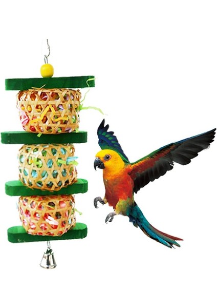 Kuş Çiğneme Oyuncakları Kuş Için Arama Yapabilen Asılı Oyuncaklar Papağan Kafes Parçalama Oyuncakları Papağan Muhabbet Kuşu Incir Papağan Afrika Gri (Yurt Dışından) fırsatları