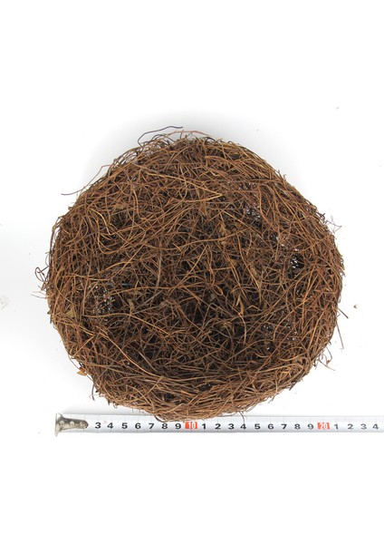 1 Adet 20CM Tarzı Vintage Yuvarlak Hasır Kuş Yuvası Paskalya El Yapımı El Sanatı Sarmalı Simülasyon Kuş Yuvası Yumurta Dekor Props Düğün Ev Parti Bahçe Sergisi (Yurt Dışından)