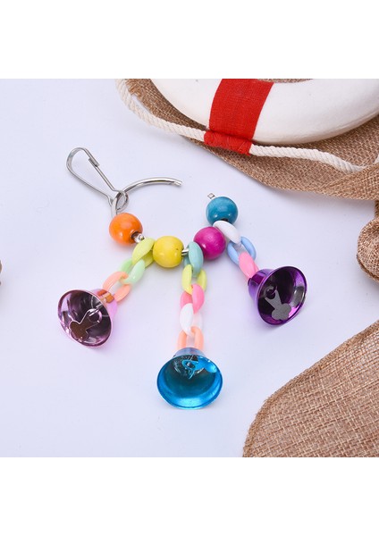 1pc Rastgele Renk Stili Muhabbet Kuşu Oyuncakları Için Sallanan Köprü Ahşap Boncuk Toplu Kuş Oyuncakları Papağanlar Için Güvenilir ve Yenilebilir Çıngırak Oyuncakları Isırık (Yurt Dışından) fiyatları