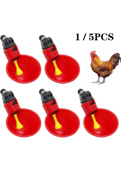 1 Adet Tarzı 5 Adet Çiftlik Kümes Içme Bardağı Otomatik Tetikli Su Tavuk Yemliği Tavuk Suluğu Su Tavuk Peck Tetikli Kupayı Doldurma (Yurt Dışından) fiyatları