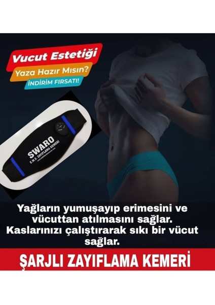 Şarjlı Zayıflama Kemeri