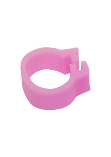 Pembe Tarzı Kuş Ayak Yüzük Bantı Iç Çapı 8mm Genişlik 5mm - Güvercin Kanat Tavuk Güvercin Kuş Yavruları Ördek Papağan Klip Halkaları Malzemeleri (Yurt Dışından)