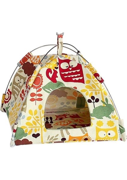Resim Stili Gibi 14CMX13CMX17CM Kuş Yuvası Asma Kafes Evi Yatak Papağan Habitat Mağara Asılı Çadır Muhabbet Kuşu Uyku Kulübesi Hamak Evleri Dro Ücretsiz (Yurt Dışından)
