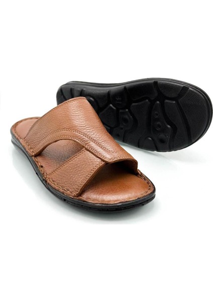 Erkek Terlik Hafif Terlik Deri A Şır. Taba indirimleri