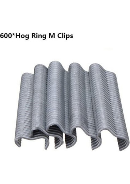 600 Adet Klip Tarzı Hayvan Kafesi Pense Aracı ve M Klips Zımba Kenet Tel Kafes Tel Çit Teli Kafes Kelepçe Kümes Malzemeleri (Yurt Dışından)