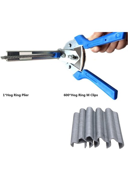 600 Adet Klip Tarzı Hayvan Kafesi Pense Aracı ve M Klips Zımba Kenet Tel Kafes Tel Çit Teli Kafes Kelepçe Kümes Malzemeleri (Yurt Dışından) fiyatları