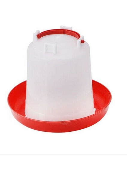 Beyaz Stil 4l Sağlam Plastik Bıldırcın Kümes Bıldırcın Yemlik Tutacaklı Çiftlik Hayvanı Içme Kabı Çiftlik Hayvan Malzemeleri (Yurt Dışından)