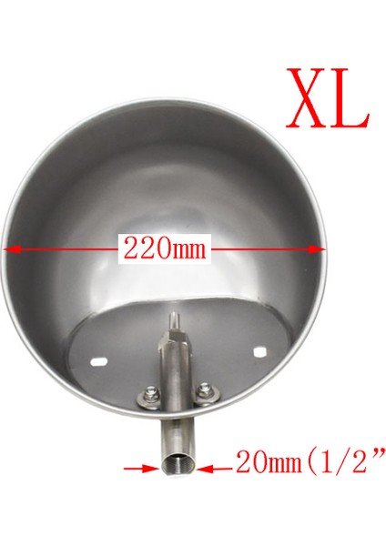 Xl Tarzı S Beden Paslanmaz Çelik Domuz Içme Su Kabı Içme Su Tankı Yavru Domuzlar Otomatik Içme Çeşmesi Ekipmanı (Yurt Dışından)