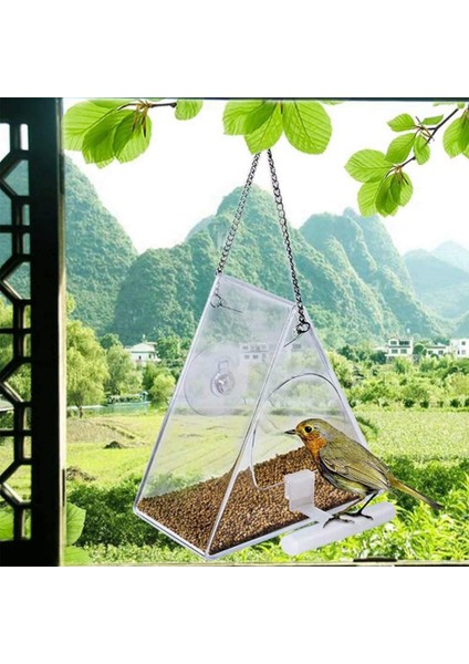 C Stili Kuş Derisi Akrilik Şeffaf Pencere Izleme Kuş Deresi Tepsi Kuş Evi Evcil Hayvan Su Deresi Emme Kupası Montaj Ev Tipi Deresi (Yurt Dışından) fiyatları