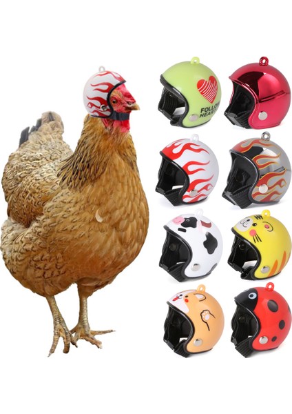 No.11 Stili Küçük Evcil Hayvan Sert Kask Kuş Ördek Bıldırcın Şapka Kafalık Evcil Hayvan Tavuk Kaskı Kuş Kafa Kaskı Evcil Hayvan Malzemeleri (Yurt Dışından)