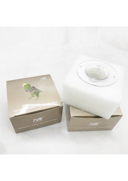 S Tarzı Kanarya Akrilik Tüp Yaka Kafesi Tüy Yolma Için Kısıtlayıcı Boyun Hareketi Kafesi Macaw Kakadu Afrika Gri Için (Yurt Dışından) modelleri