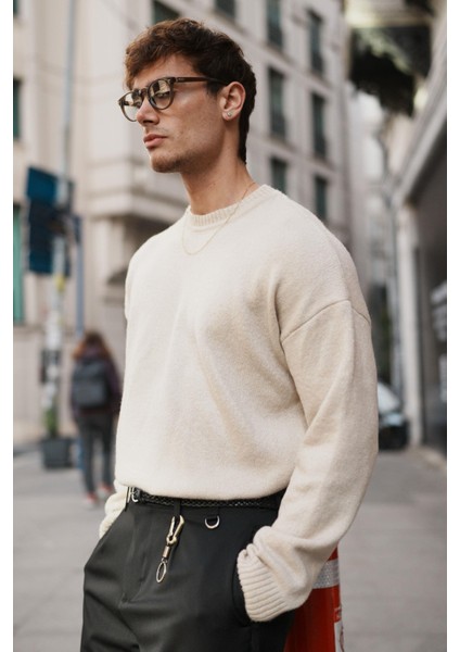 Unisex Oversize Yumuşak Dokulu Kazak Taş modelleri