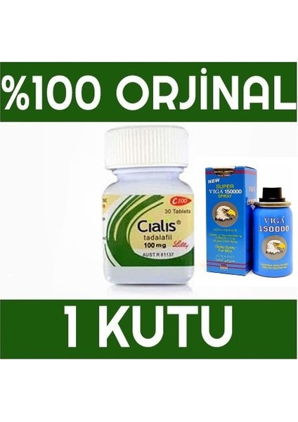 Erkeklere Özel CIALIS100MG 30 Lu Sprey Hediye